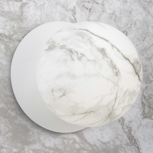Lassie Marble Opal Glass Cool White LED Outdoor Wall Light